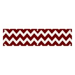 Red Chevron Pattern Gifts Banner and Sign 4  x 1  Front