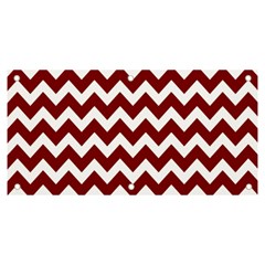 Red Chevron Pattern Gifts Banner And Sign 6  X 3  by GardenOfOphir