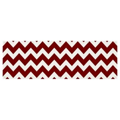 Red Chevron Pattern Gifts Banner And Sign 12  X 4  by GardenOfOphir