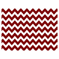 Red Chevron Pattern Gifts Premium Plush Fleece Blanket (extra Small) by GardenOfOphir