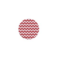 Coral Chevron Pattern Gifts 1  Mini Magnets by GardenOfOphir