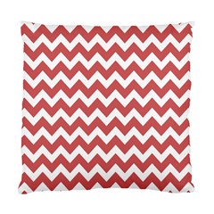 Coral Chevron Pattern Gifts Standard Cushion Case (one Side) by GardenOfOphir