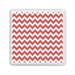 Coral Chevron Pattern Gifts Memory Card Reader (square) by GardenOfOphir