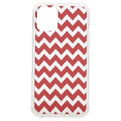 Coral Chevron Pattern Gifts Iphone 12 Mini Tpu Uv Print Case	 by GardenOfOphir