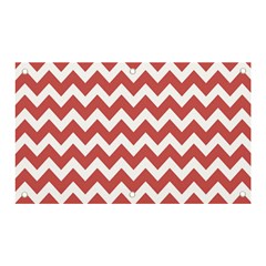 Coral Chevron Pattern Gifts Banner And Sign 5  X 3  by GardenOfOphir