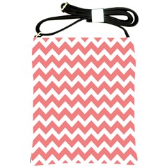 Chevron Pattern Gifts Shoulder Sling Bag by GardenOfOphir