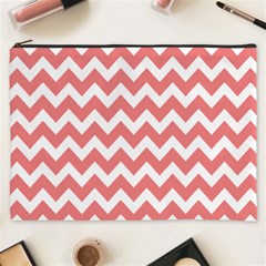 Chevron Pattern Gifts Cosmetic Bag (xxxl) by GardenOfOphir