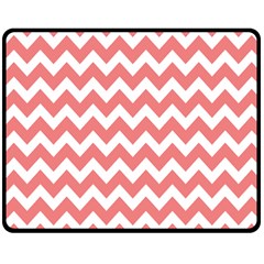 Chevron Pattern Gifts Two Sides Fleece Blanket (medium) by GardenOfOphir