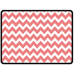 Chevron Pattern Gifts Two Sides Fleece Blanket (large) by GardenOfOphir