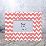 Chevron Pattern Gifts White Tabletop Photo Frame 4 x6  Front