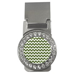 Chevron Pattern Gifts Money Clips (cz)  by GardenOfOphir