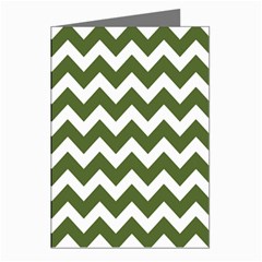 Chevron Pattern Gifts Greeting Cards (pkg Of 8) by GardenOfOphir