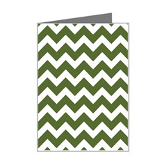 Chevron Pattern Gifts Mini Greeting Card by GardenOfOphir