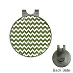 Chevron Pattern Gifts Hat Clips with Golf Markers Front