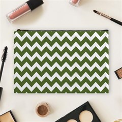 Chevron Pattern Gifts Cosmetic Bag (large) by GardenOfOphir