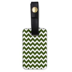 Chevron Pattern Gifts Luggage Tag (one Side) by GardenOfOphir