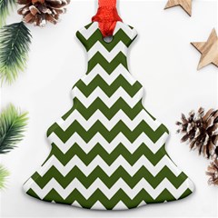 Chevron Pattern Gifts Christmas Tree Ornament (two Sides) by GardenOfOphir