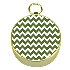 Chevron Pattern Gifts Gold Compasses by GardenOfOphir