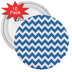 Chevron Pattern Gifts 3  Buttons (10 Pack)  by GardenOfOphir