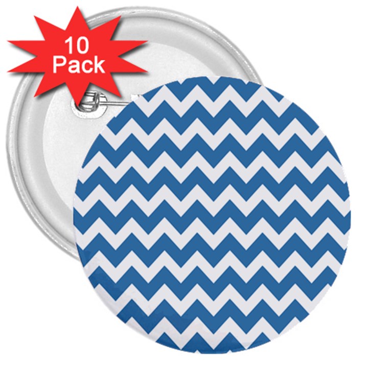 Chevron Pattern Gifts 3  Buttons (10 pack) 