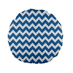 Chevron Pattern Gifts Standard 15  Premium Round Cushions by GardenOfOphir