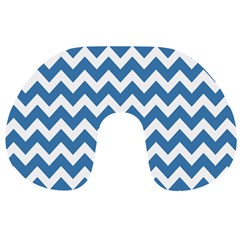 Chevron Pattern Gifts Travel Neck Pillow by GardenOfOphir