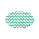 Chevron Pattern Giftt Sticker Oval (100 pack) Front