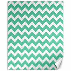 Chevron Pattern Giftt Canvas 11  X 14  by GardenOfOphir