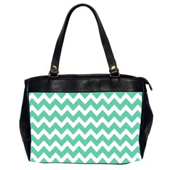 Chevron Pattern Giftt Oversize Office Handbag (2 Sides) by GardenOfOphir