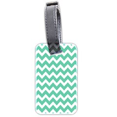 Chevron Pattern Giftt Luggage Tag (two Sides) by GardenOfOphir