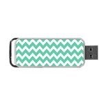 Chevron Pattern Giftt Portable USB Flash (One Side) Front