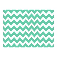 Chevron Pattern Giftt Two Sides Premium Plush Fleece Blanket (mini) by GardenOfOphir