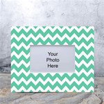 Chevron Pattern Giftt White Tabletop Photo Frame 4 x6  Front