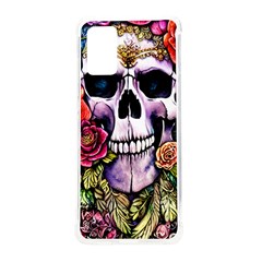 Sugar Skull With Flowers - Day Of The Dead Samsung Galaxy S20plus 6 7 Inch Tpu Uv Case by GardenOfOphir