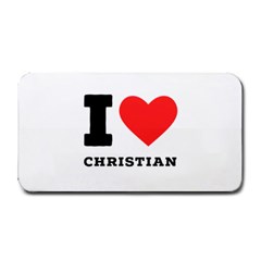 I Love Christian Medium Bar Mat by ilovewhateva