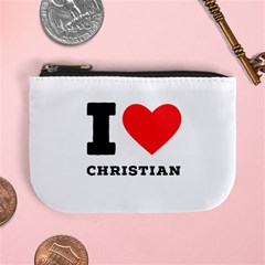 I Love Christian Mini Coin Purse by ilovewhateva