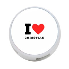 I Love Christian 4-port Usb Hub (two Sides) by ilovewhateva