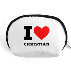 I Love Christian Accessory Pouch (medium) by ilovewhateva