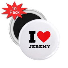 I Love Jeremy  2 25  Magnets (10 Pack)  by ilovewhateva