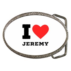 I Love Jeremy  Belt Buckles by ilovewhateva