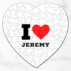 I Love Jeremy  Jigsaw Puzzle (heart) by ilovewhateva