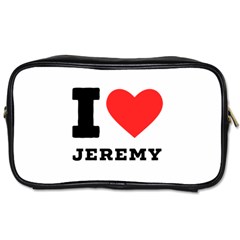 I Love Jeremy  Toiletries Bag (two Sides) by ilovewhateva