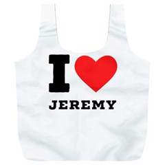 I Love Jeremy  Full Print Recycle Bag (xxxl)