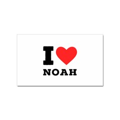 I Love Noah Sticker Rectangular (100 Pack) by ilovewhateva