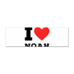 I love noah Sticker Bumper (10 pack) Front