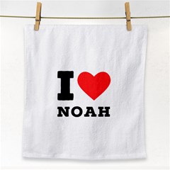 I Love Noah Face Towel by ilovewhateva