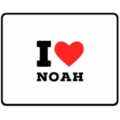 I Love Noah Fleece Blanket (medium) by ilovewhateva