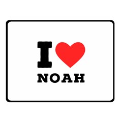 I Love Noah Fleece Blanket (small) by ilovewhateva