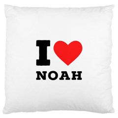 I Love Noah Large Cushion Case (one Side) by ilovewhateva