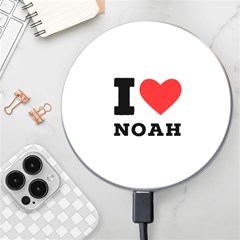 I Love Noah Wireless Fast Charger(white) by ilovewhateva